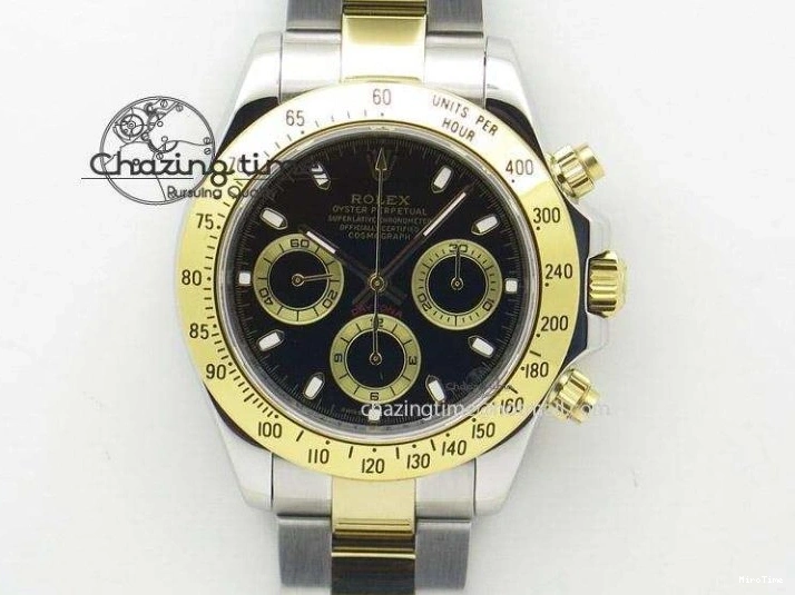 MiroTime 0429 Daytona 116518 BTF 1:1 Best Edition Paul Newman Black YG Dial on Oysterflex Rubber Strap SA4130 V Modern 2259